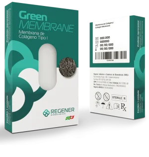 Green Membrane - Membrana Biologica Colageno Tipo I 2mm - Regener